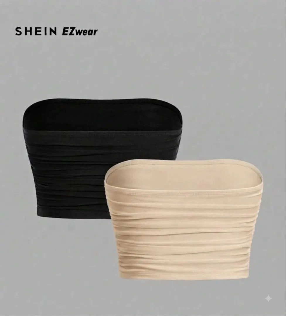 Blusa strapless SHEIN EZwear
